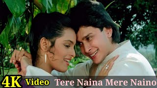 Tere Naina Mere Naino Se 4K Video Song Bhrashtachar Anuradha Paudwal Suresh Wadkar HD [upl. by Selec]