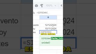 Calcula días entre fechas en Google Sheets ⏳ ¡Fácil y rápido ✅ GoogleSheets Productividad Tips [upl. by Ylen]