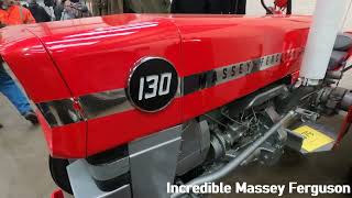 1967 Massey Ferguson 130 18 Litre 4Cyl Diesel Tractor 30 HP  French Built [upl. by Kirwin]