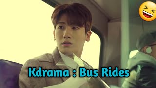 KDrama  Bus Rides  Kdrama funny bus scene [upl. by Hollerman]