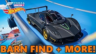 Forza Horizon 3  Hot Wheels NEW BARN FIND CAR CONFIRMED  YOU CAN FALL OFF TRACKS [upl. by Kcirdehs477]