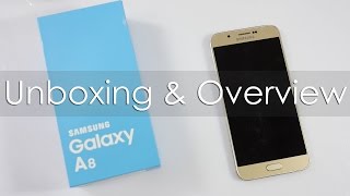 Samsung Galaxy A8 Unboxing amp Hands On Overview [upl. by Formenti]