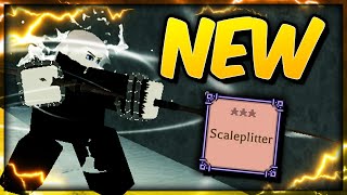 NEW WEAPON Scalesplitter FULL SHOWCASE  Deepwoken [upl. by Emmery]