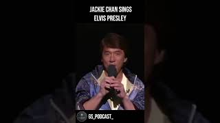 Jackie Chan Sings quotCant Help Falling In Lovequot on Letterman in 1998 [upl. by Safko]