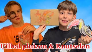 UILENBAL 🦉PLUIZEN amp KNUTSELEN video 96 [upl. by Hanauq101]