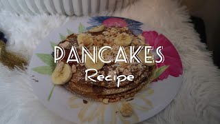 Εύκολα Pancakes με Μπανάνα Μπισκότο και Πραλίνα Φουντουκιού🥞🥰 [upl. by Lorianne]