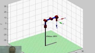 Robotic 08 Robot Simulation using matlab DH parameter using Peter corke toolboxpart3 [upl. by Maletta593]