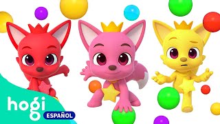 Mix Aprende Colores en Inglés para Niños  aprendizaje para niños de 2 a 3 años  Hogi en español [upl. by Yanel]