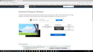 How to Download and Setup FFMPG In Windows 10 [upl. by Waers]