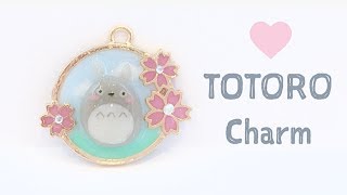 Totoro Polymer Clay amp Resin Charm  GIVEAWAY [upl. by Lenee832]