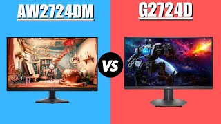 Dell Alienware AW2724DM vs Dell G2724D [upl. by Enoj]