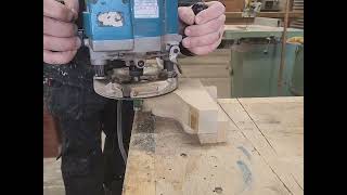 making a simple shelf bracketcorbel [upl. by Shaer]