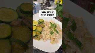 easy high protein dinner for busy nights dinner highprotein shorts viralvideo foryou eating [upl. by Barbur]