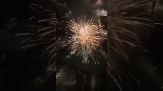 Drone view of antz and mattz whitfield dundee fireworks display [upl. by Amsirhc]