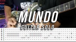 Mundo  ©IV of Spades 【Guitar Solo Cover】with TABS [upl. by Gerk]