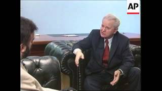 YUGOSLAVIA SLOBODAN MILOSEVIC INTERVIEW [upl. by Okimuy298]