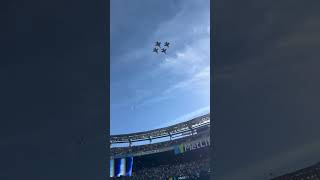 ND vNavy Pregame Flyover 10262024IMG 4050 football notredamefootball flyover nfl notredame [upl. by Tobin]