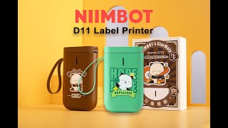 NIIMBOT D11 Label Printer StarMoly Series [upl. by Jonas]