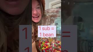 How many beans will it take jellymom subscribe subscribemychannel guesshowmany sub [upl. by Kahle942]