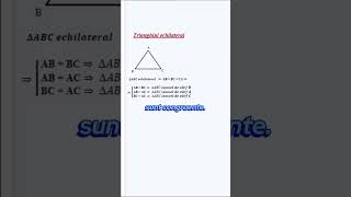 gp26 Triunghiul echilateral este isoscel de 3 ori short shorts matematica videoshort [upl. by Soph]