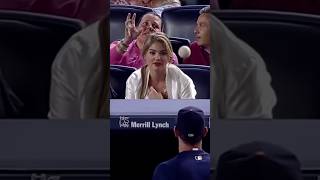 When Justin Verlander tossed a baseball to his future wife Kate Upton ❤️ via MLB [upl. by Nuli]