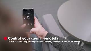 How To Control Your Harvia Sauna Heater From Your Phone [upl. by Idorb]