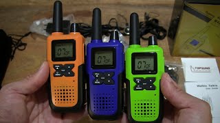 Topsung 3 Long Range Walkie Talkies [upl. by Navetse999]