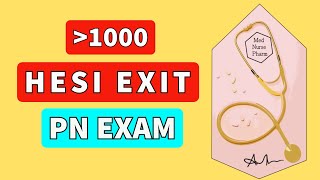 Hesi Exit PN Exam 2024 Review 50 Questions [upl. by How]