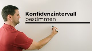 Konfidenzintervall bestimmen TEIL1 Schätzen  Mathe by Daniel Jung [upl. by Wilie]