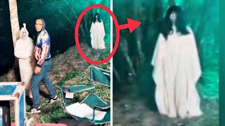 LAGI SYUTING FILM HORROR DI DATANGI KUNTILANAK ASLI  10 PENAMPAKAN HANTU TERJELAS DAN SERAM [upl. by Schertz]