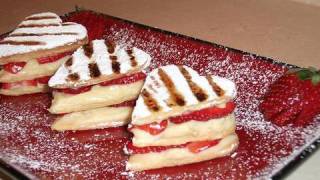 Mille Feuille Recipe  Valentines Day Special  CookingWithAlia  Episode 95 [upl. by Bryn]