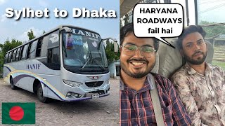 CRAZY and HIGHSPEED Bus in BANGLADESH 🇧🇩  Hanif HINO 1J ride with MRKsAnalysis  Sylhet to Dhaka [upl. by Jeniffer]