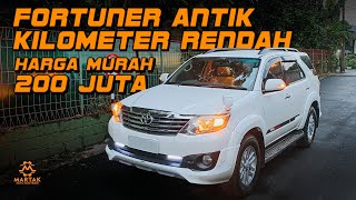 HARGA MOBIL BEKAS FORTUNER MENARIK BANGET KONDISI ANTIK DI MARTAK AUTO BOUTIQUE [upl. by Aidyl926]