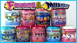 FASHEMS amp MASHEMS 9 Super Squishy Fashems Mashems [upl. by Meingolda]