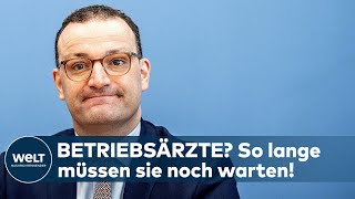 IMPFKAMPAGNE Ab diesem Zeitpunkt sollen die Betriebsärzte regelhaft einsteigen I WELT News [upl. by Weiser405]