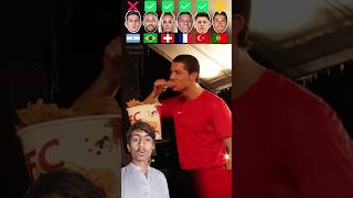 Dybala VS Neymar VS Lehmann VS Mbappe VS Arda VS Ronaldo Fast Food Challenge🍔 [upl. by Yonita]