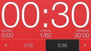 30 Second Interval Timer [upl. by Onnem428]