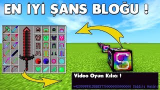 VİDEO OYUN ŞANS BLOKLARI  Minecraft [upl. by Leamhsi412]