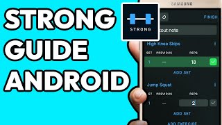 How To Use Strong Workout App EASY GUIDE [upl. by Torre]