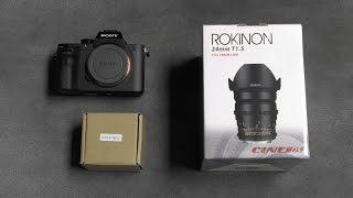 Clever Solution for Sony A7sii with EF Rokinon Lens [upl. by Acnairb]