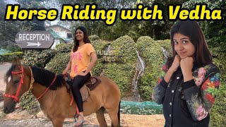 First Time Riding A Horse  Vedha  Modhalum Kaadhalum  Star Vijay  Tamil  Vlog  Resort [upl. by Norene]