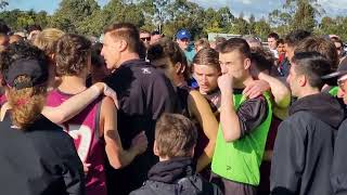 Haileybury Footy 2023 quotFinalsquot 34 Team talk by coach matthew lloyd Did the trick [upl. by Laina539]