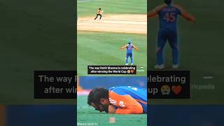 India Winning World Cup 2024 celebration Rohit Sharma bcci cricket ronaldo ICC cricketcomau [upl. by Ecnerwal]