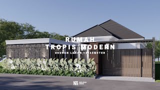 Desan Rumah Tropis Modern 1 Lantai rumahtropis rumahtropismodern [upl. by Hussar]