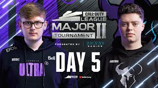 Call Of Duty League 2021 Season  Stage II Major Tournament  Day 5 [upl. by Elfont]