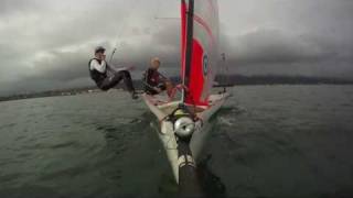 29er Sailing in SB with GoPro Camera [upl. by Hamal]