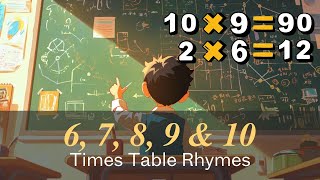 Poetry and Nature Will Help You MASTER 6 to 10 Times Tables FAST [upl. by Tullius926]