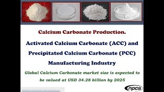 Calcium Carbonate Production  Activated Calcium Carbonate ACC and Precipitated Calcium Carbonate [upl. by Draner]