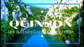 4KQuinson et les Basses Gorges du Verdon Drone autel XStar [upl. by Okomot]