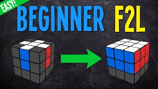 F2L For Beginners  Easy CFOP Tutorial [upl. by Keverne]